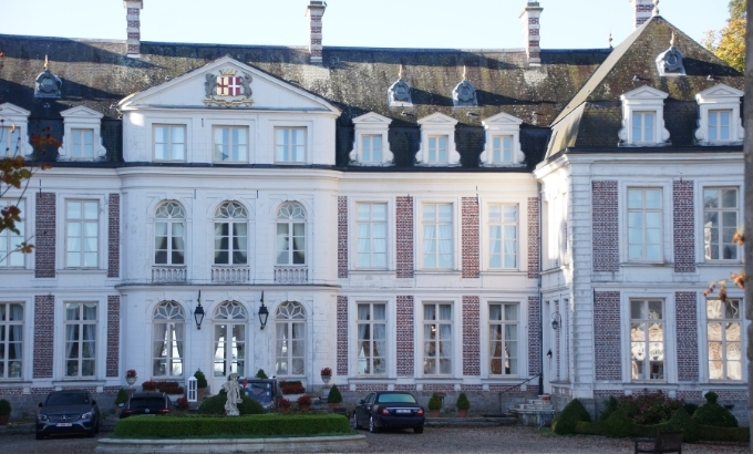 Façade du Château de Flers © M.Bequart