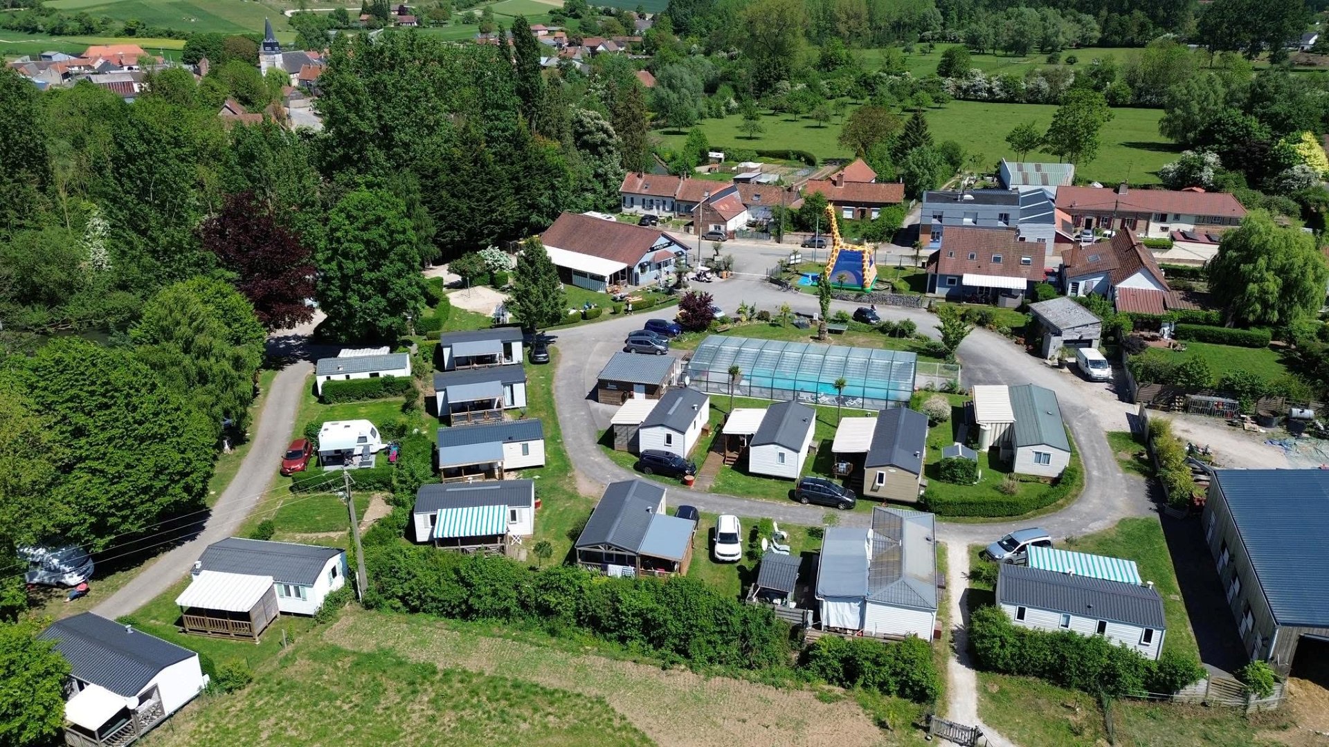 Camping Au Vert de l'Authie de Beauvoir-Wavans